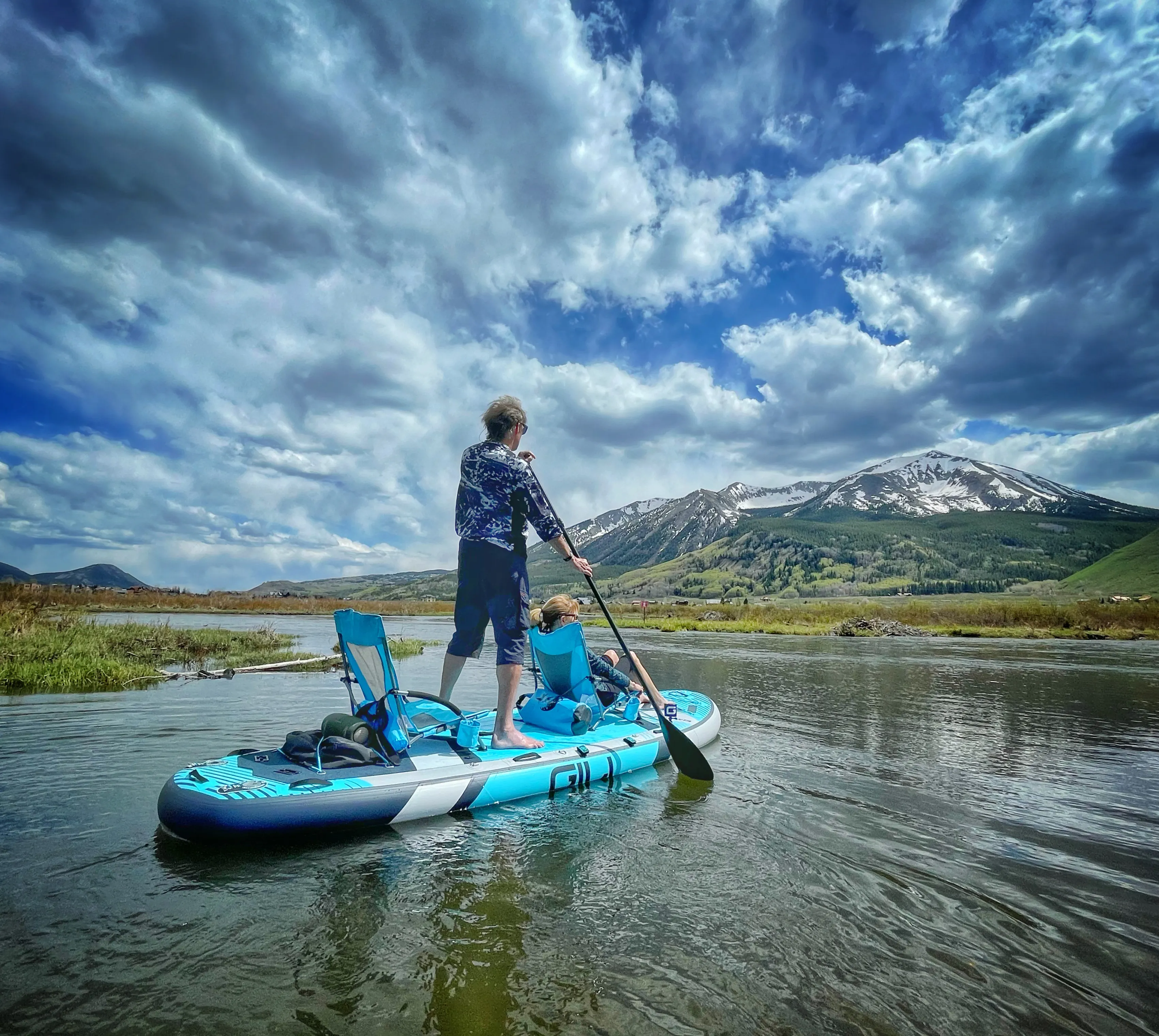 12' / 15' Manta Ray Multi-Person Inflatable Stand Up Paddle Board