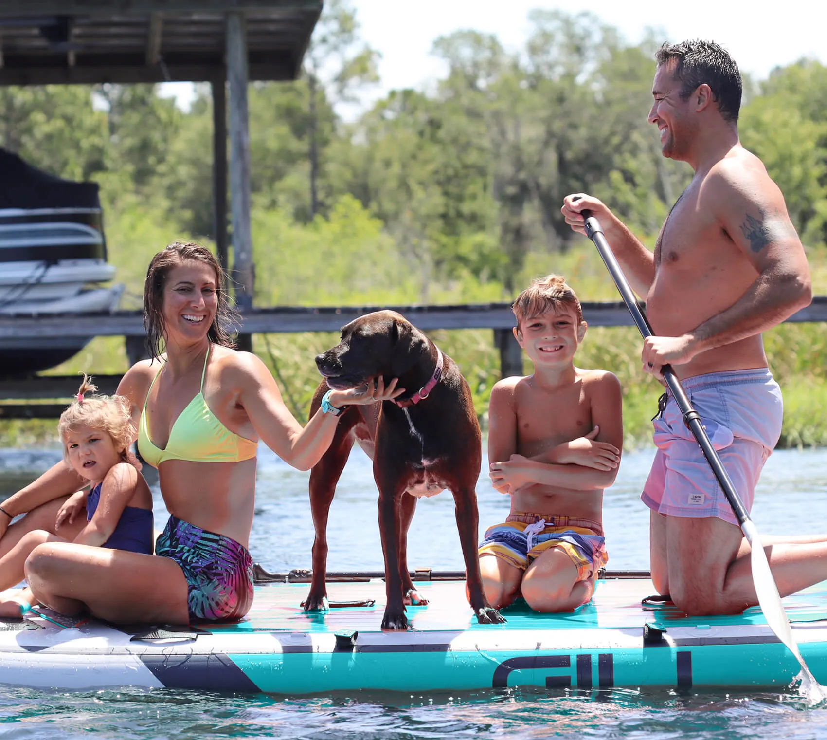 12' / 15' Manta Ray Multi-Person Inflatable Stand Up Paddle Board