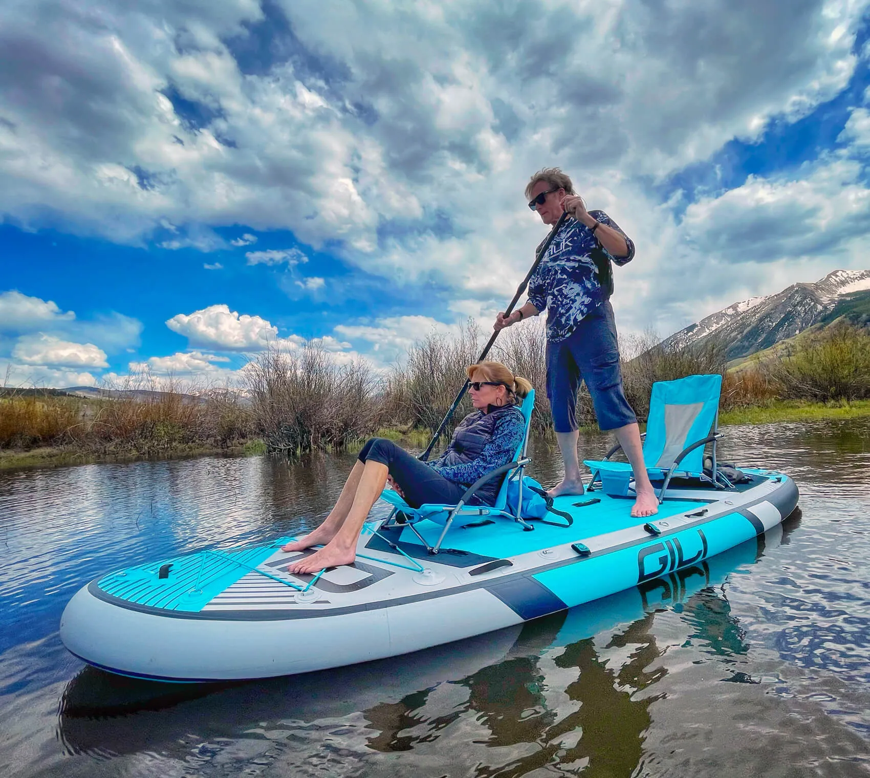 12' / 15' Manta Ray Multi-Person Inflatable Stand Up Paddle Board