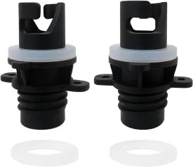 2Pcs Electric Pump for Halkey-Roberts (HR) Valve Adapter for Electric Paddle Board Pump, Sup Pump Adaptor with 3 Gaskets