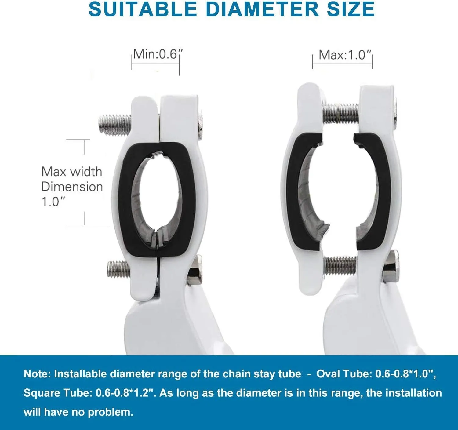 Adjustable Bicycle Kickstand, Bike Side Support Kick Stand for 22 24 26 Inch Mountain Bike and 700 Road Bike