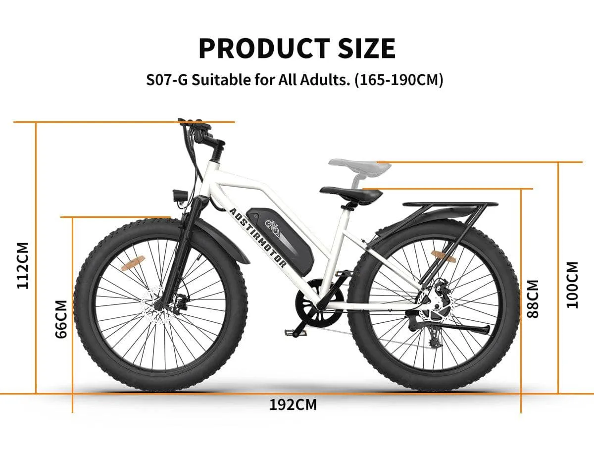 AOSTIRMOTOR S07-G Commuting Electric Bicycle 48V 750W