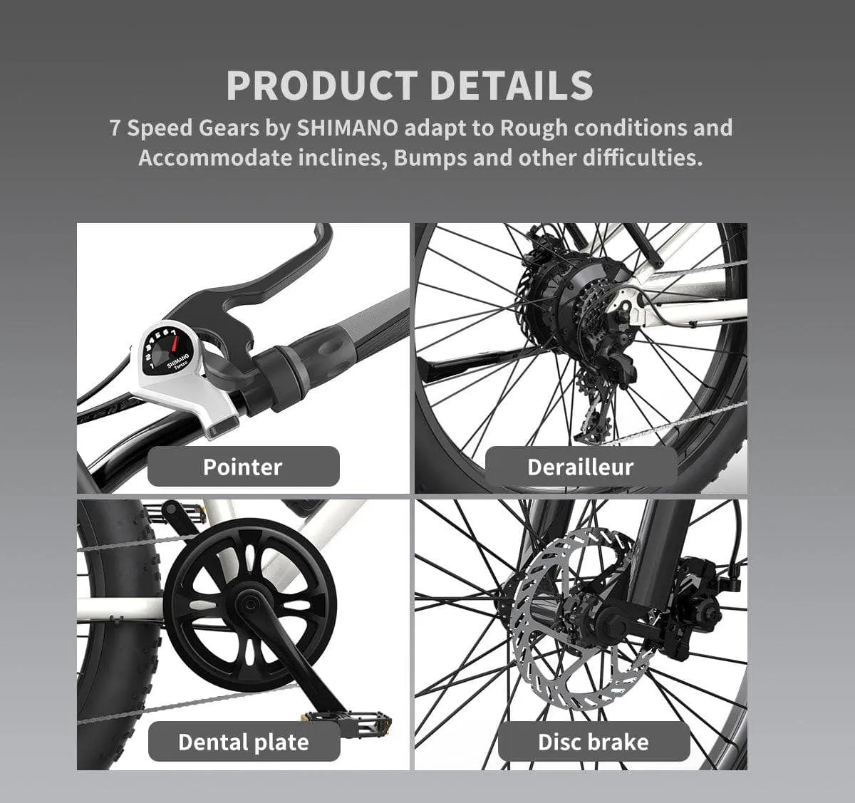 AOSTIRMOTOR S07-G Commuting Electric Bicycle 48V 750W
