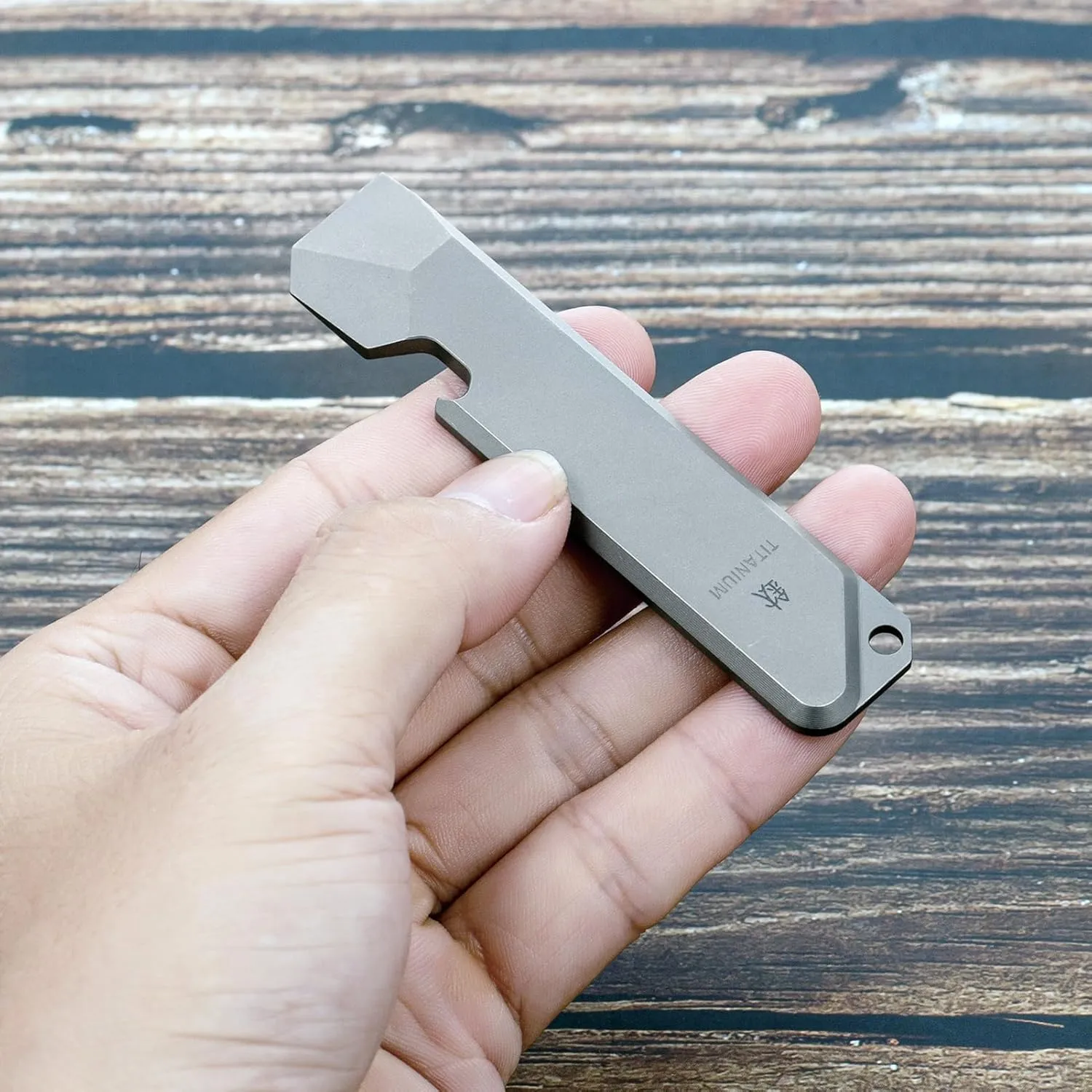 BANG TI Titanium EDC Pry Bar with Bottle Opener Function Portable Multi Tool