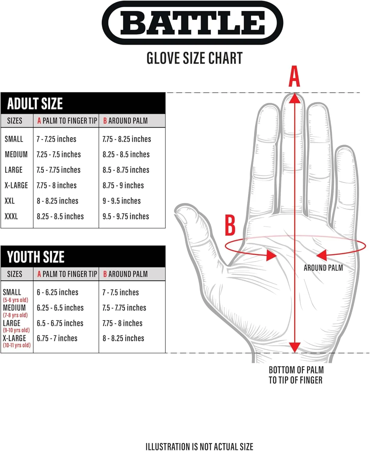 Battle Sports Double Threat Wide Receiver Football Gloves - Adult and Youth Football Gloves - Ultra Stick Gloves
