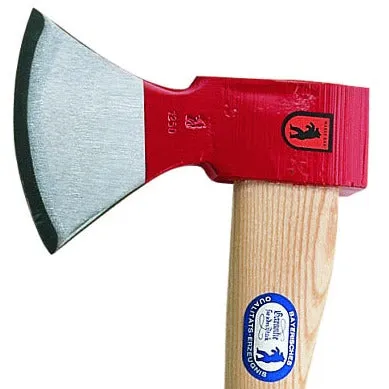 Bavarian forest axe 3.5lbs width 32" curved handle