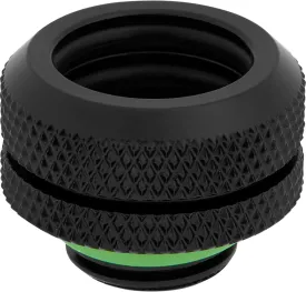 Corsair Hydro X Series XF Hardline 14mm OD Fitting Four Pack  Black