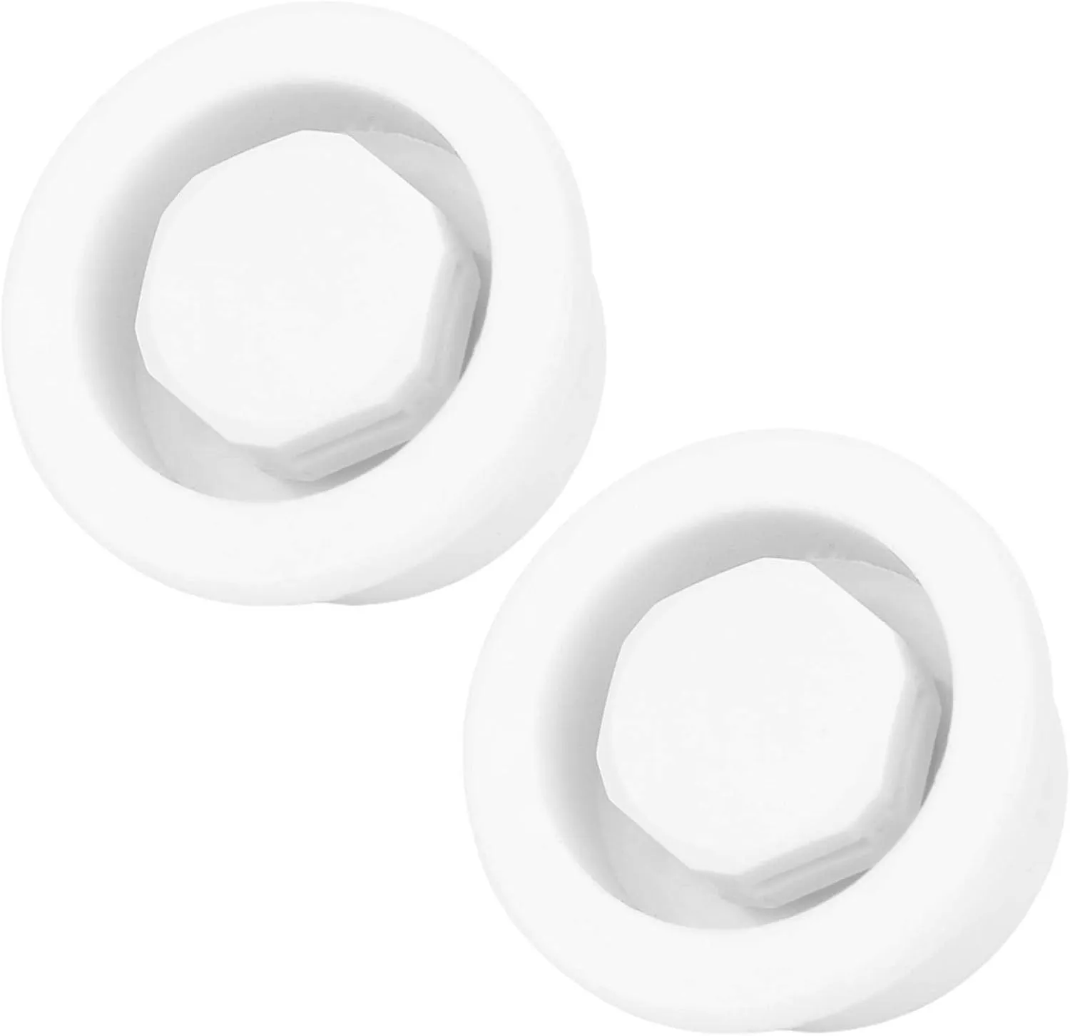 Dilwe Vent Hole, 2Pcs PVC Surfboard Paddle Board Vent Plug Automatic Breathing Surfboard Vent(White)