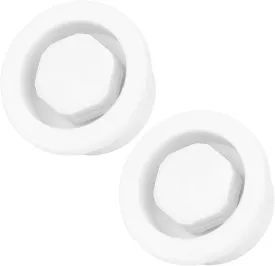 Dilwe Vent Hole, 2Pcs PVC Surfboard Paddle Board Vent Plug Automatic Breathing Surfboard Vent(White)
