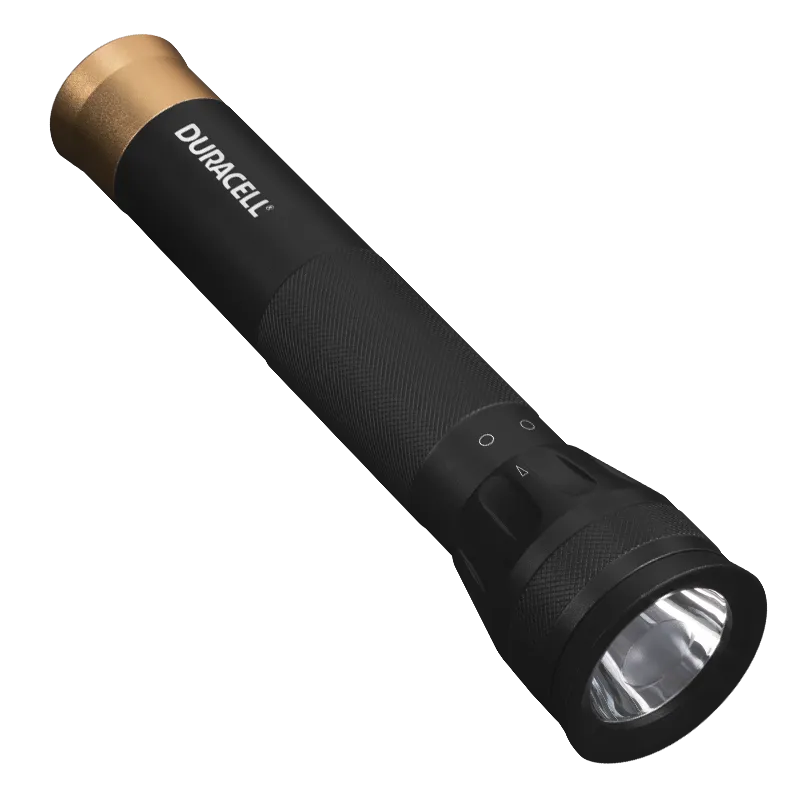 DURACELL 130 Lumen Tough Focus Series LED Flashlight - IPX4 Water Resistant