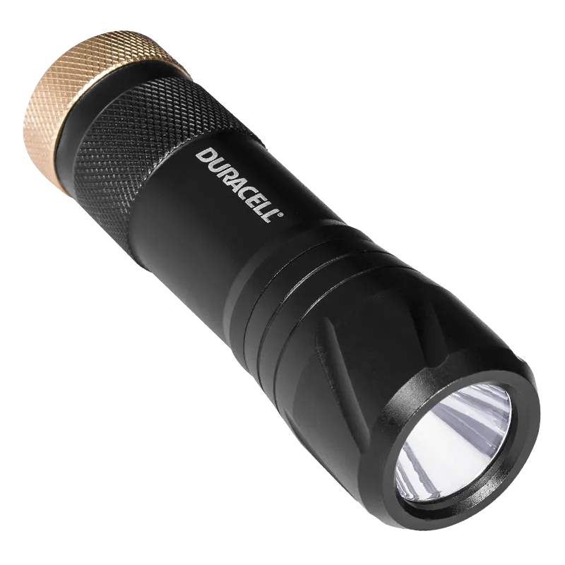 DURACELL 70 Lumen Tough Compact Pro Series LED Flashlight - IPX4 Water Resistant
