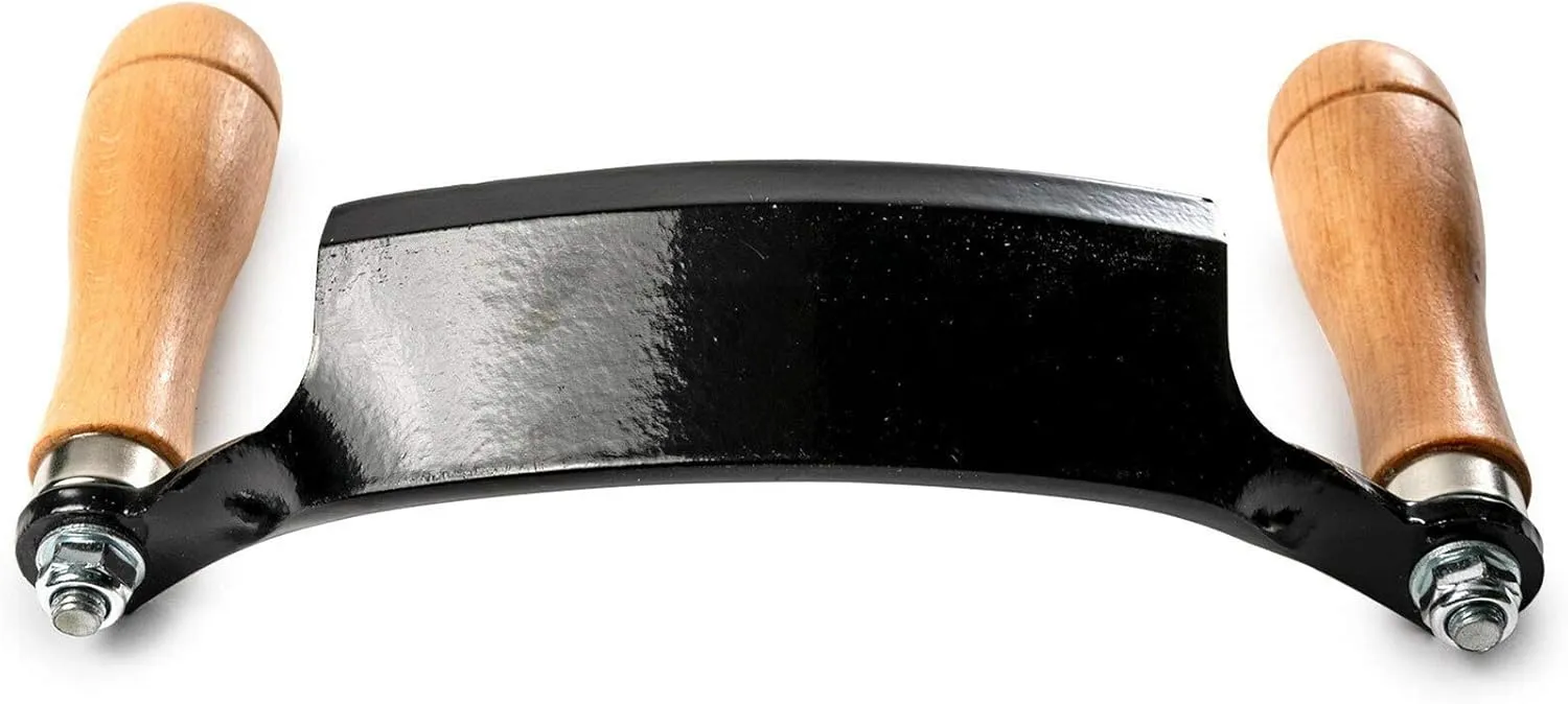 Felled Draw Shave Knife  8in Curved Draw Knife Curved Draw Shave Tool Woodworking Debarking Hand Tool