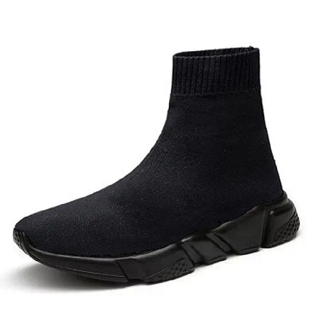 FEOZYZ Sneakers Women Men Knit Upper Breathable Sport Shoes Running Shoes
