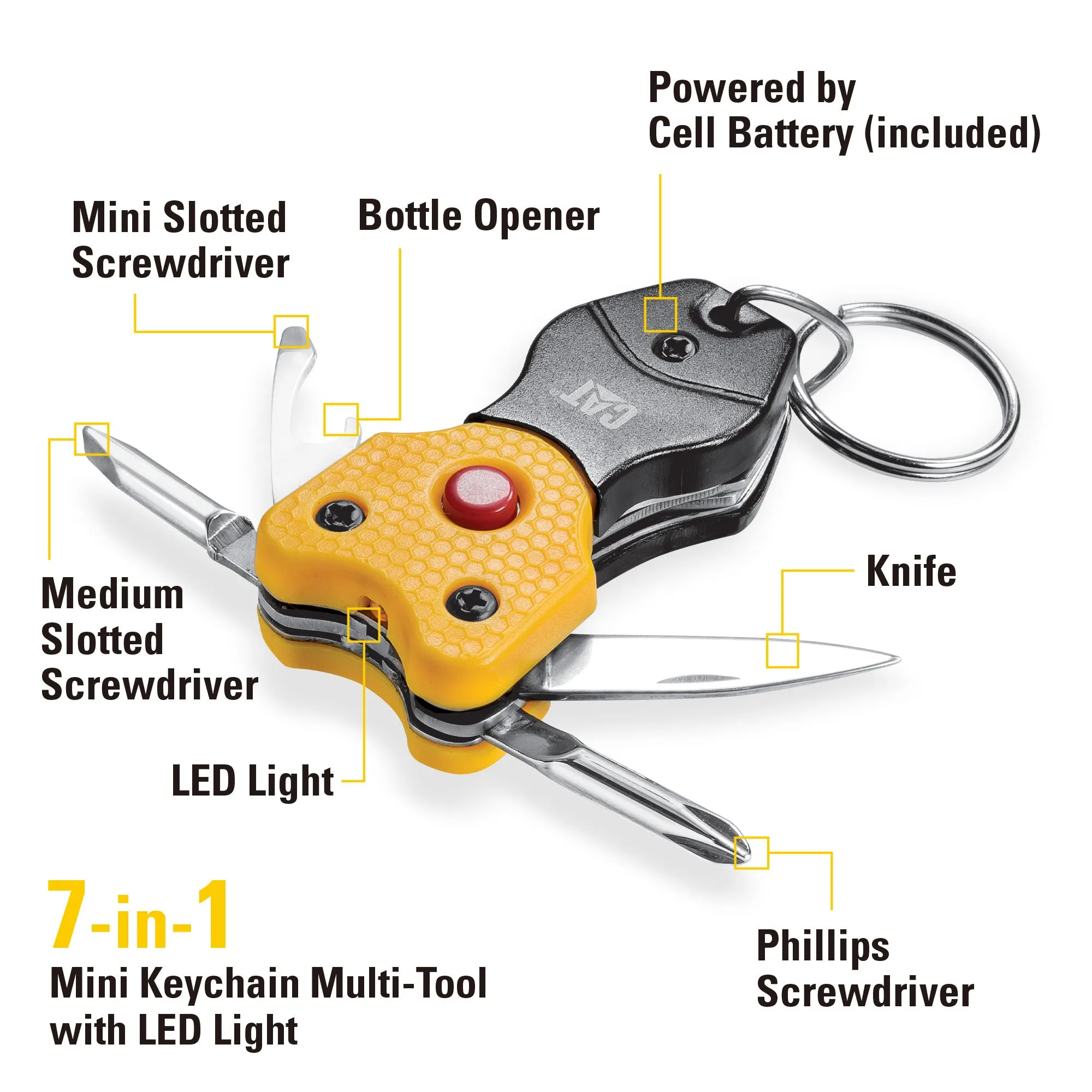 Gift Box - 2 Piece XL Multi-Tool and Multi-Tool Key Chain with Light