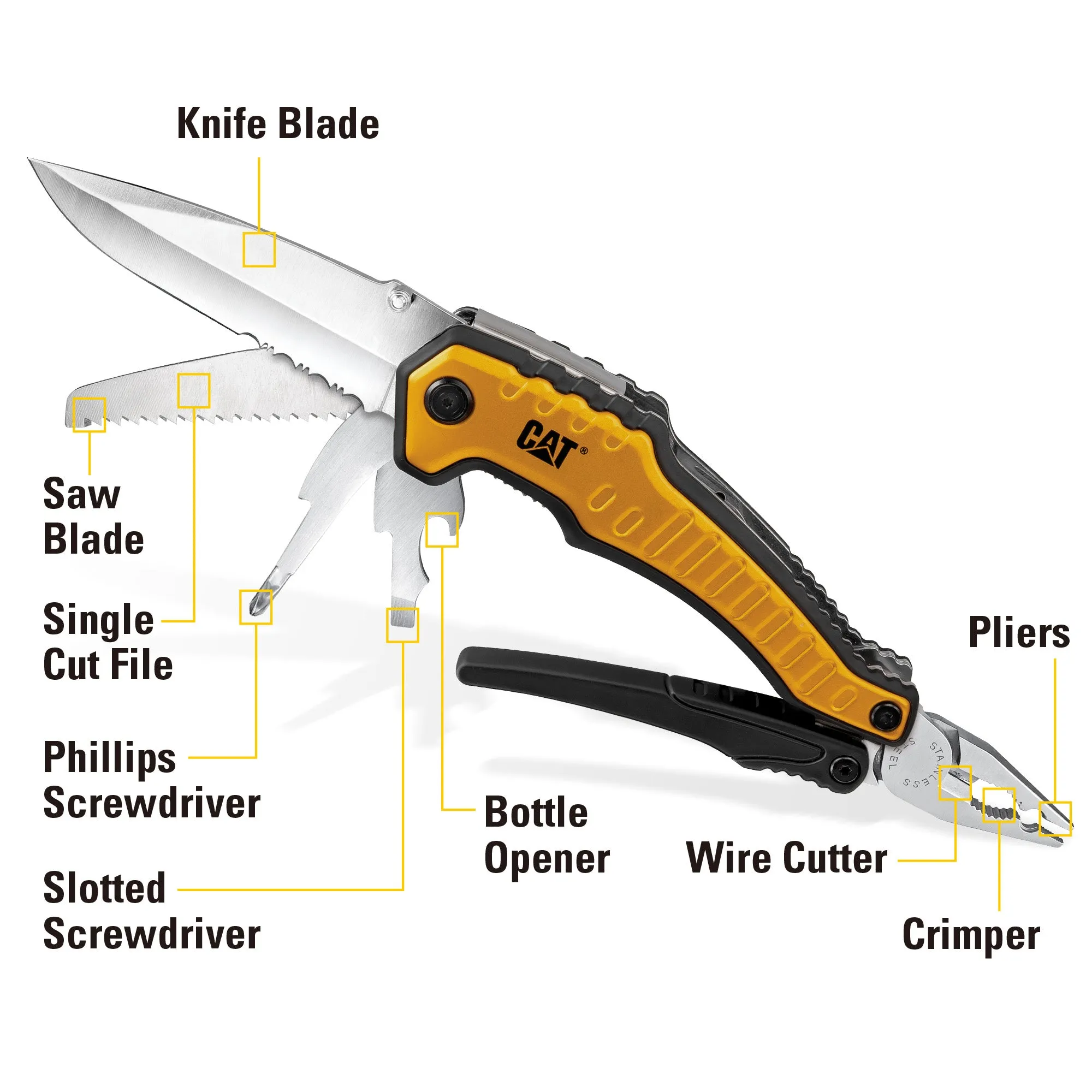 Gift Box - 2 Piece XL Multi-Tool and Multi-Tool Key Chain with Light