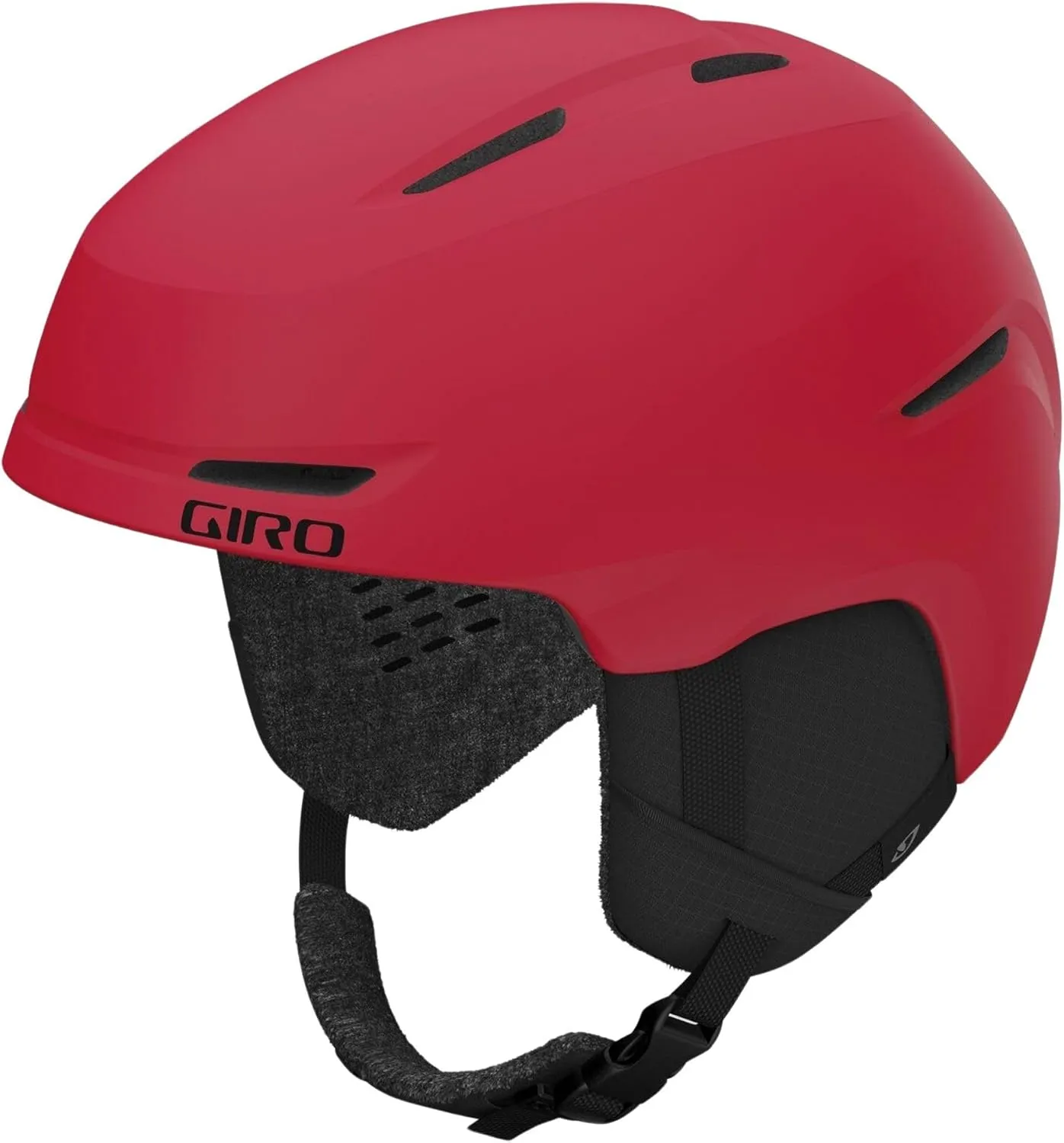 Giro Spur Toddler Ski Helmet - Snowboard Helmet for Boys & Girl - Matte Bright Red - XS (48.5-52cm)