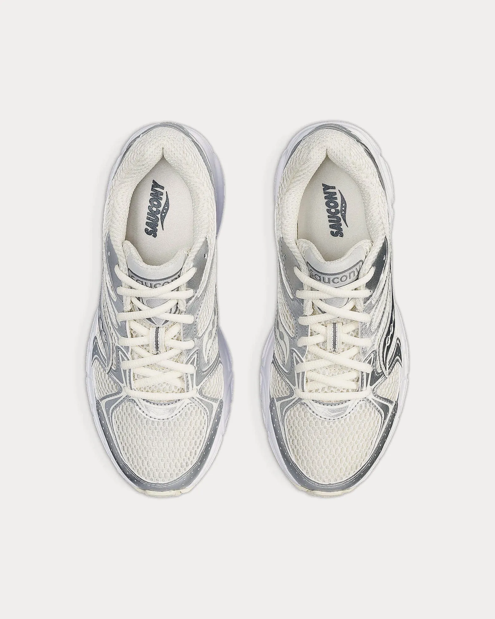 Grid Ride Millennium Cream / Silver Low Top Sneakers
