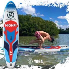 Highpi Windfall Cruise 11' Inflatable Stand Up Paddle Board Package