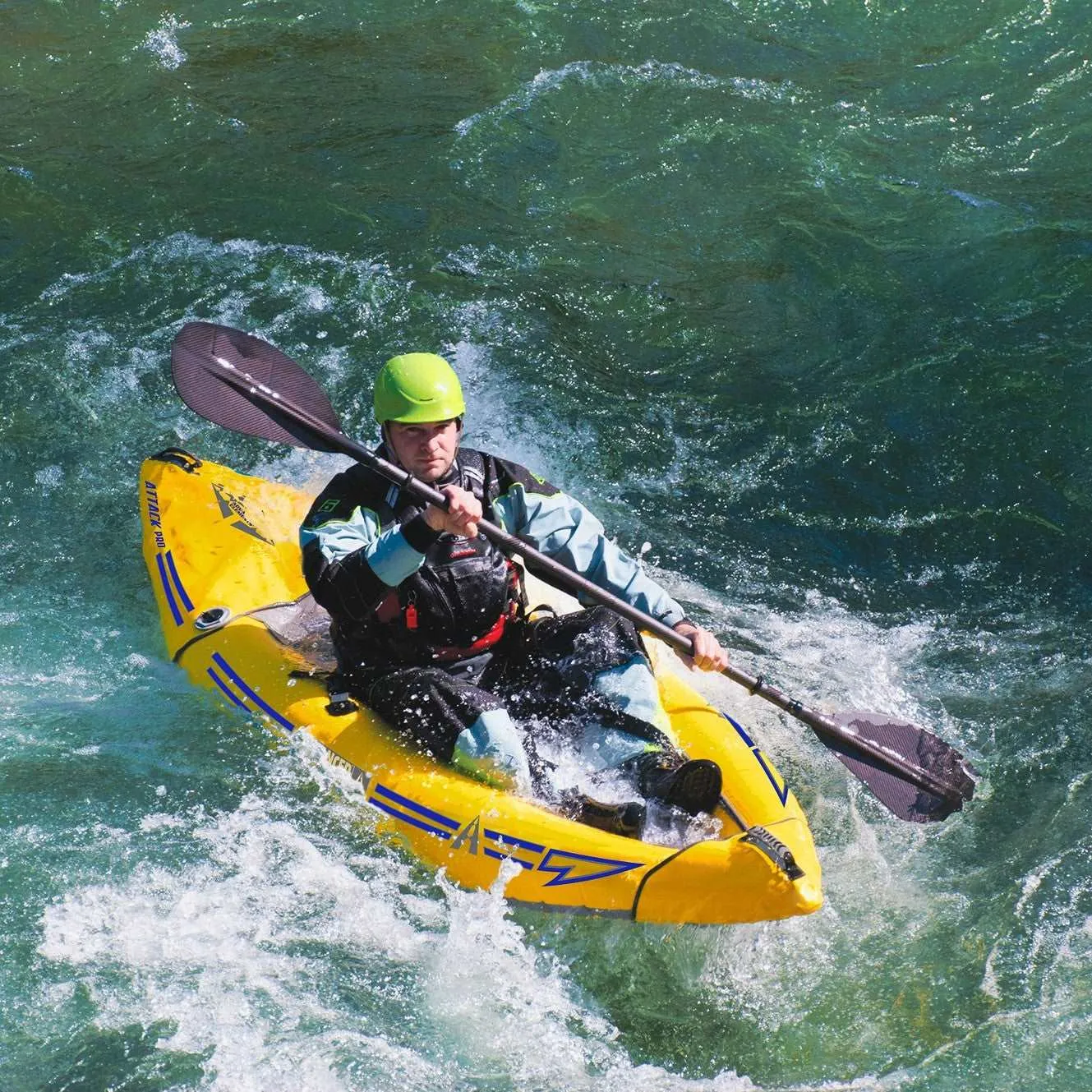 Inflatable Whitewater Kayak Attack Pro
