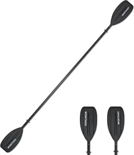 Kayak Paddles with Aluminum Shaft and PP Blade, Portable Kayaking Oars for Inflatable Kayak, Packrafts, Adjustable 220-240 cm/86-94 Inches, 5 Piece