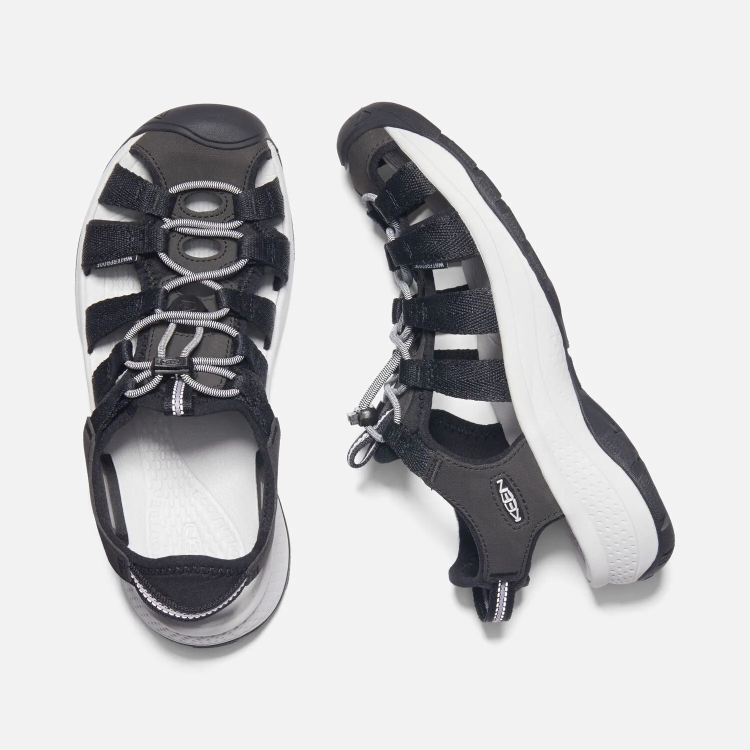 Keen - Women's Astoria West Black/Grey Hiking Sandals 1023594