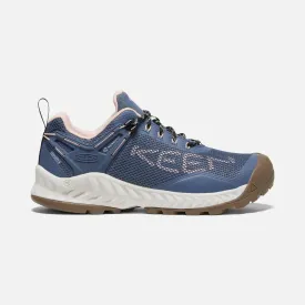 Keen- Women's Nxis Evo Vintage Indigo/Peachy Hiking Shoes 1026684