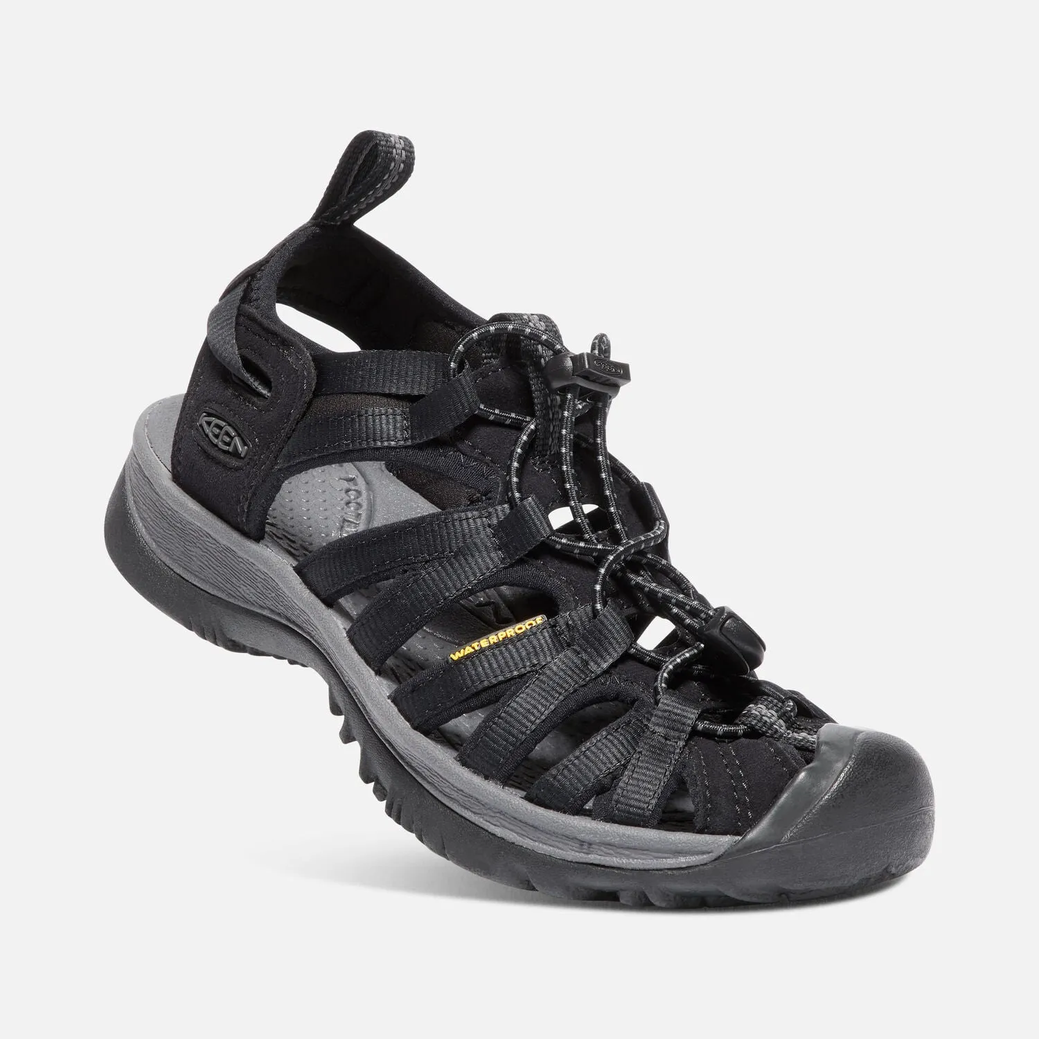 Keen - Women's Whisper Black Hiking Sandals 1018227