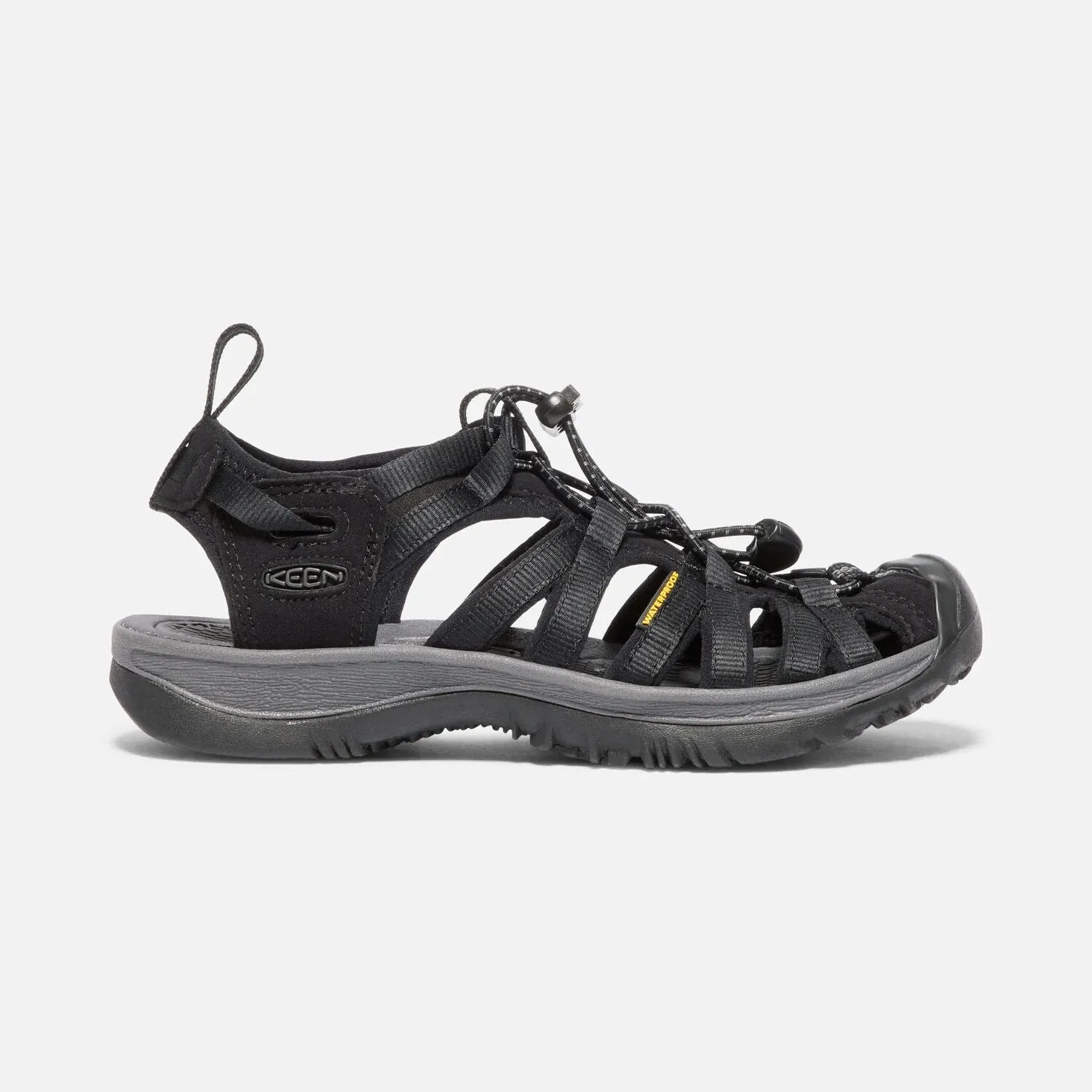 Keen - Women's Whisper Black Hiking Sandals 1018227