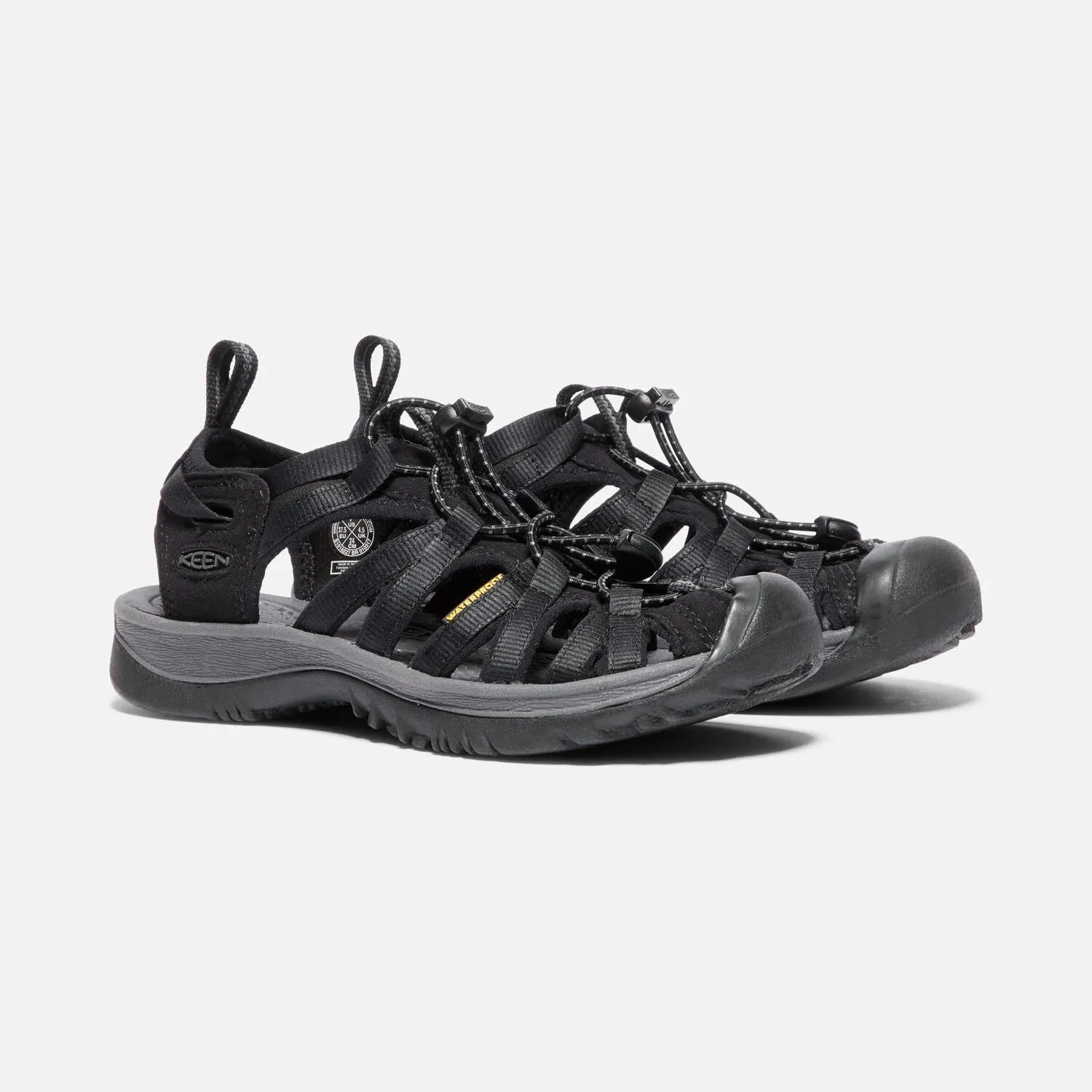 Keen - Women's Whisper Black Hiking Sandals 1018227