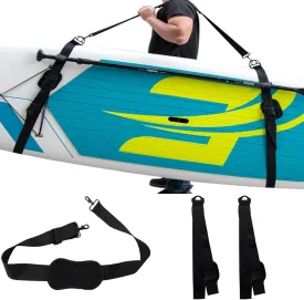 LJHYSD Paddle Board Carry Strap,Adjustable SPU Shoulder Carrying Strap for Paddleboards, Surfboards, Longboards and Kayaks,Heavy-Duty Paddle Board Carrying Support