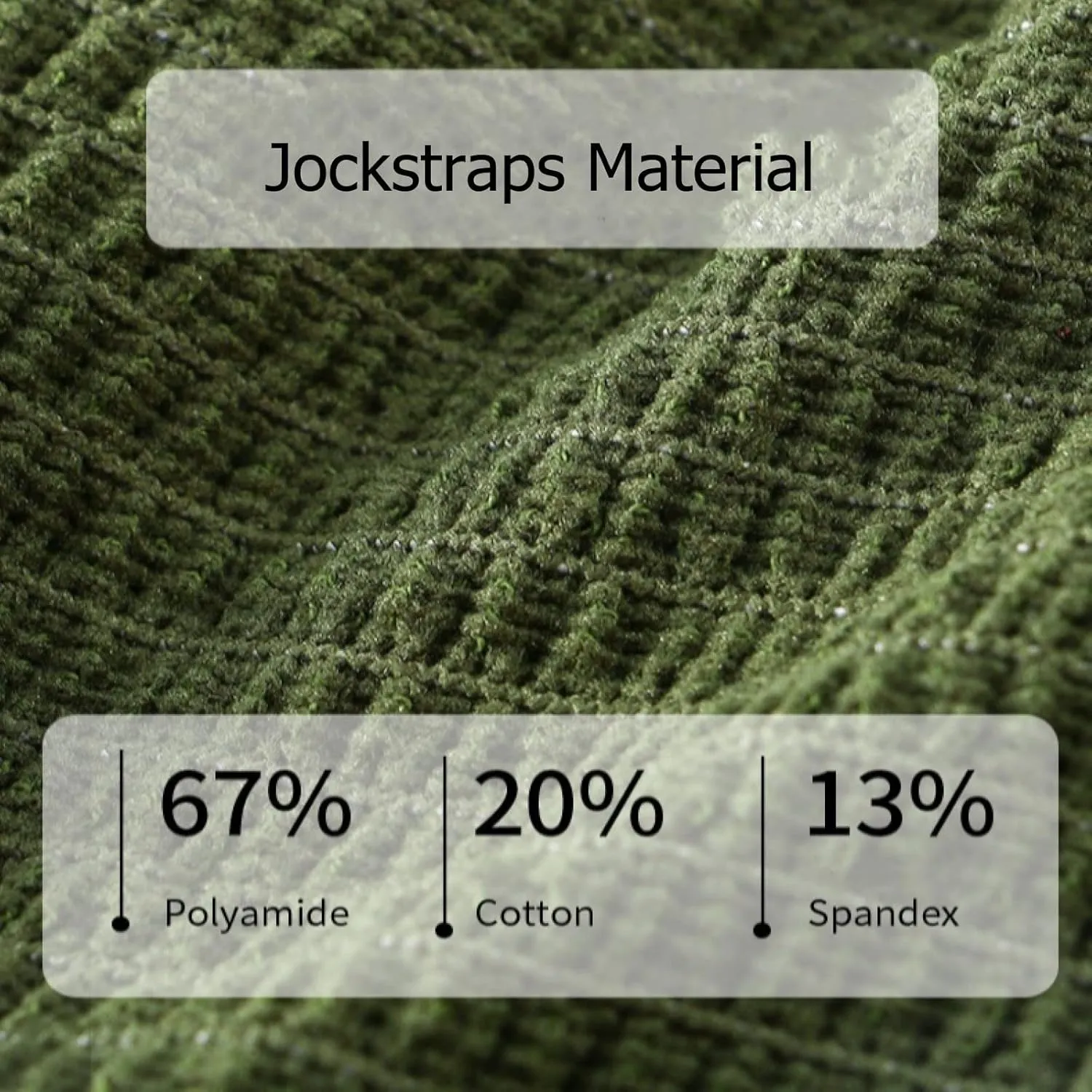 Men's Jock Strap, Wide Band Mesh Male Underwear Jockstrap Athletic Supporter for Gym Vasectomy