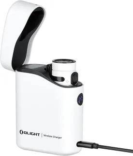 OLIGHT Baton4 Premium Edition EDC Flashlights 1300 Lumens with Type-C Charging Box, Powered by Rechargeable Battery, Small Bright Light for Camping, Emergencies, Outdoors (White)