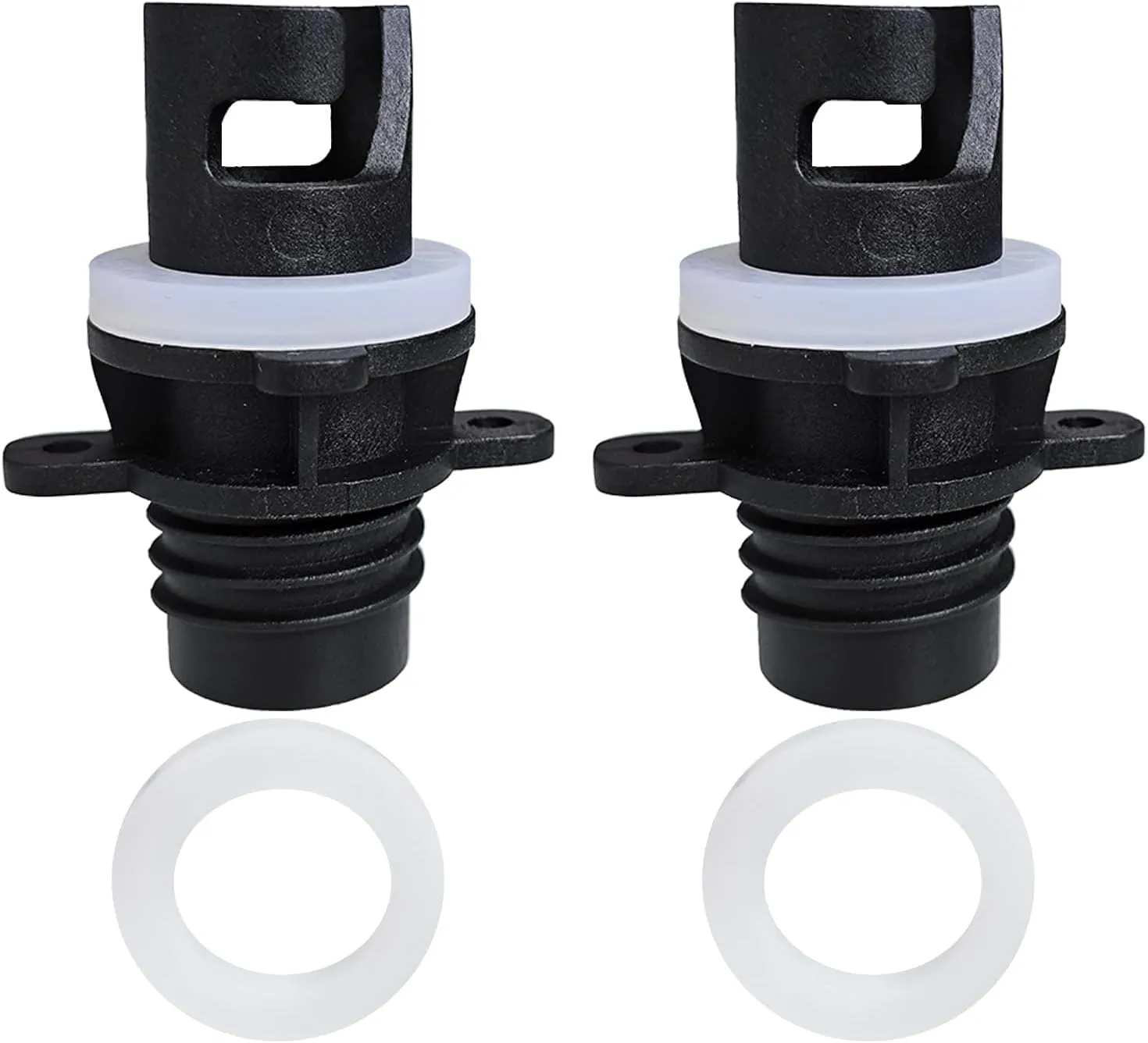 Paddle Board Pump Adapter, Electric SUP Pump Halkey Roberts Valve Adapter, Paddleboard Air Pumps Nozzle Replacements for Inflatable Board SUP Paddleboard Kayak Accessories, with 2 Size Seals