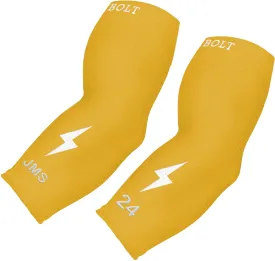 Personalized BRUCE BOLT Graduated Compression Premium 3/4 Arm Sleeve - YELLOW