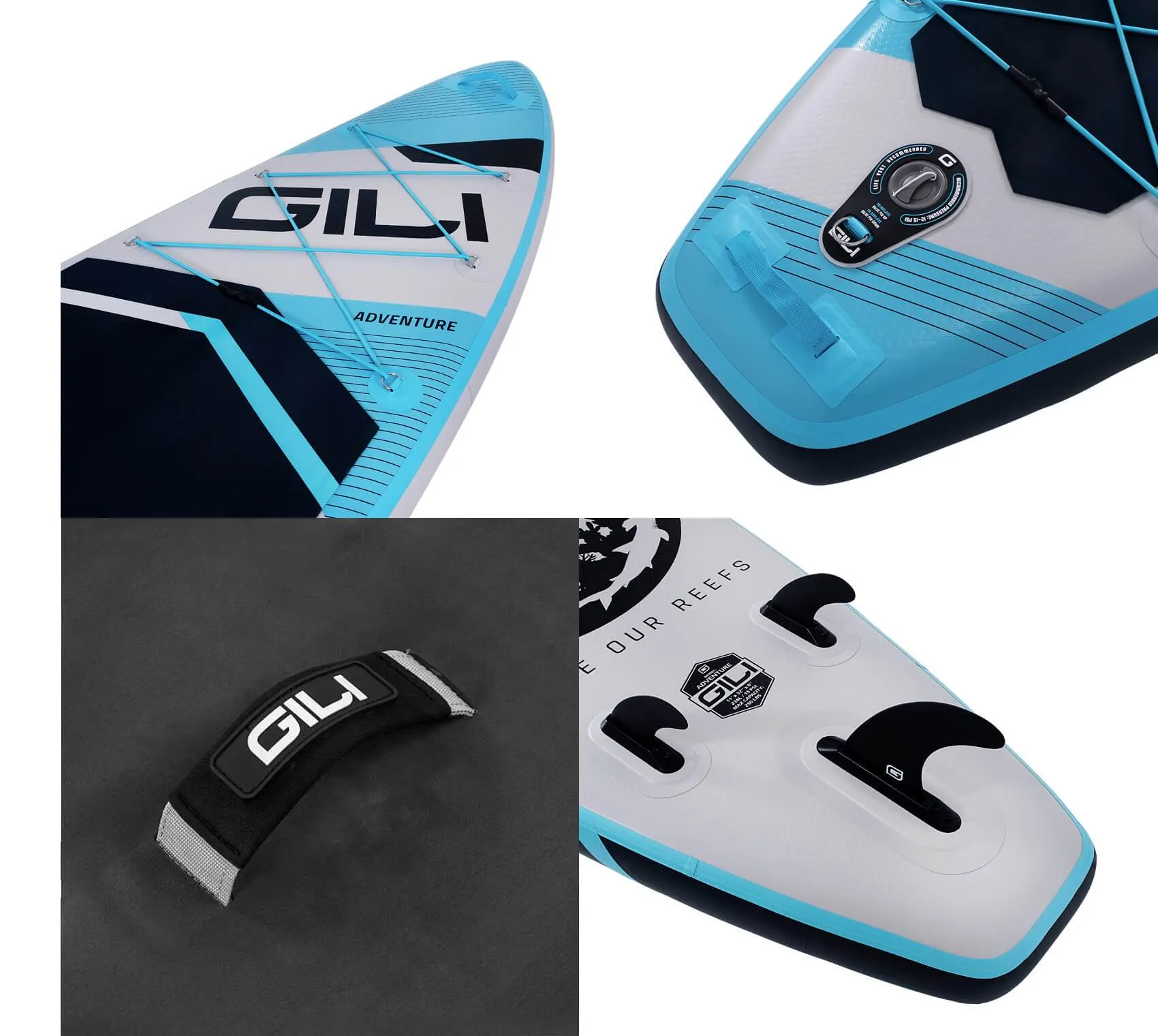 PREOWNED 11' / 12'  ADVENTURE Inflatable Stand Up Paddle Board (SUP) Package