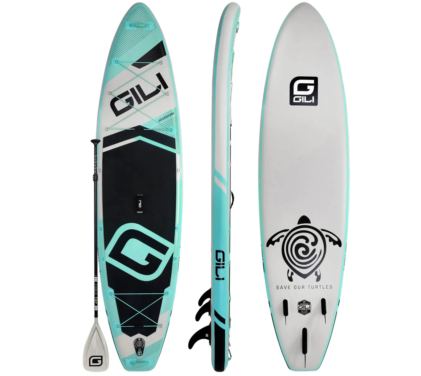 PREOWNED 11' / 12'  ADVENTURE Inflatable Stand Up Paddle Board (SUP) Package