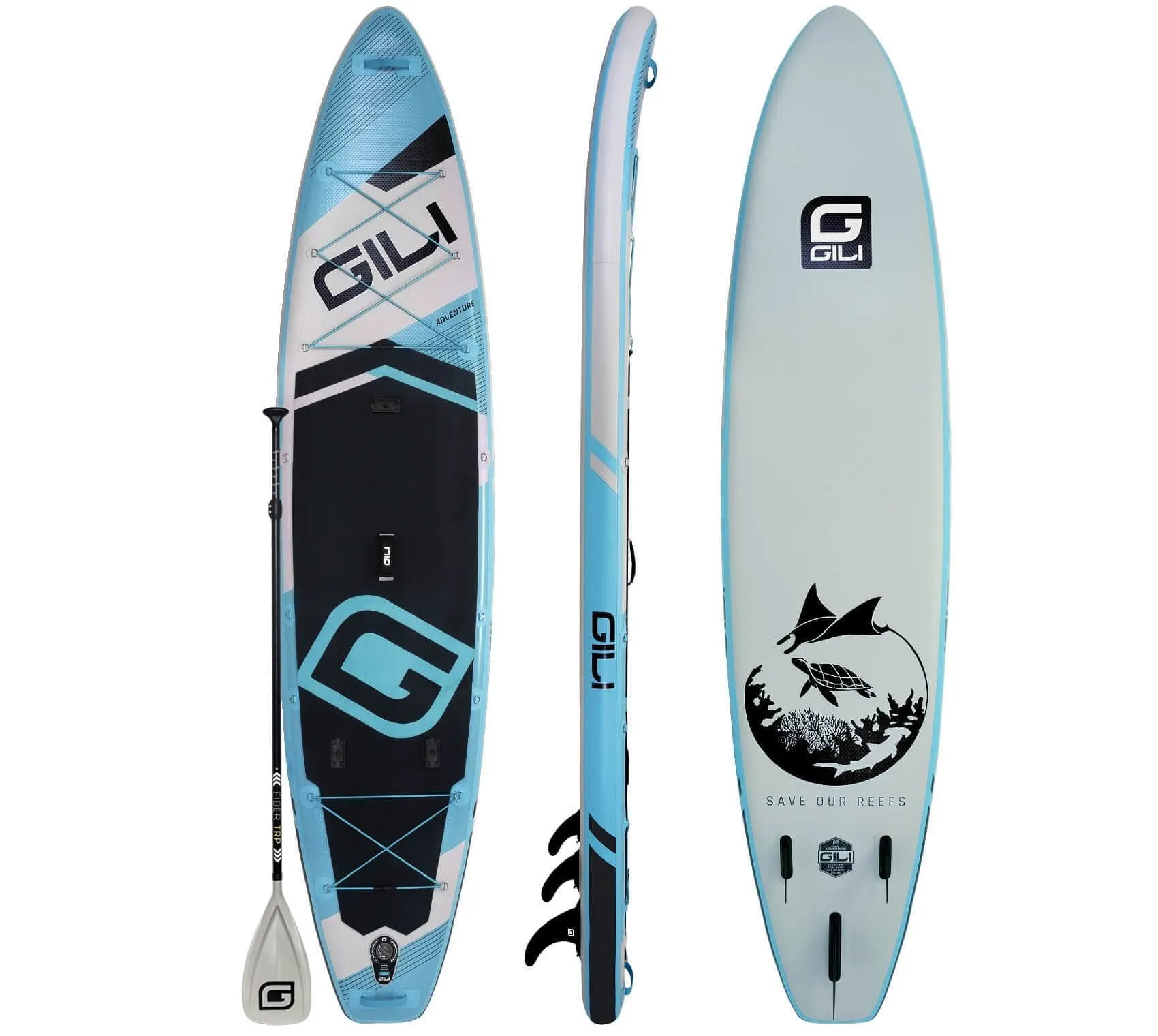 PREOWNED 11' / 12'  ADVENTURE Inflatable Stand Up Paddle Board (SUP) Package