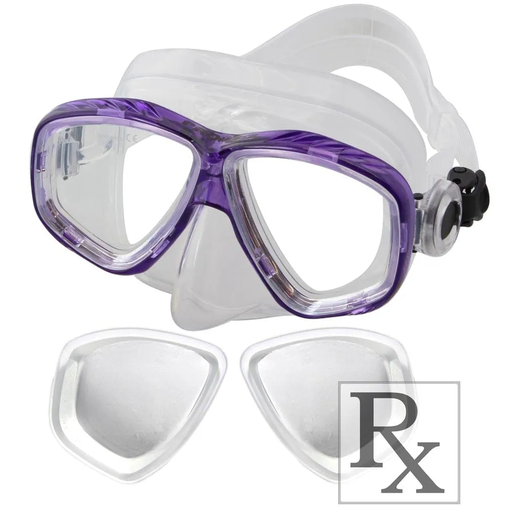 Promate Sea Viewer Dive Mask with Prescription R/X for Scuba Diving Snorkeling - MK275 RX