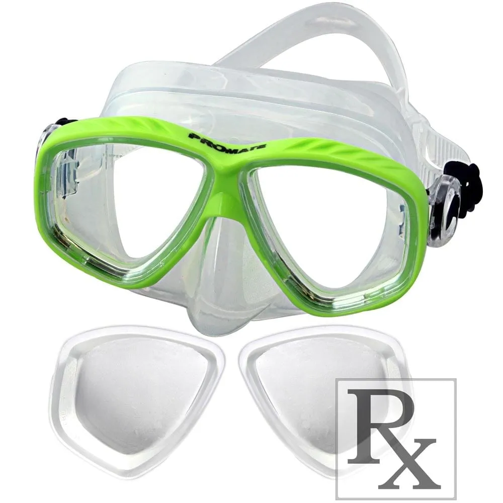 Promate Sea Viewer Dive Mask with Prescription R/X for Scuba Diving Snorkeling - MK275 RX