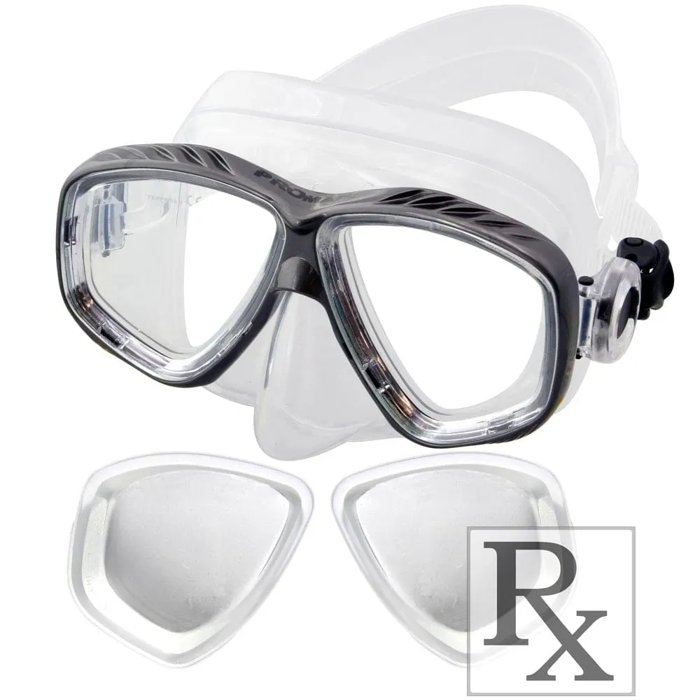 Promate Sea Viewer Dive Mask with Prescription R/X for Scuba Diving Snorkeling - MK275 RX