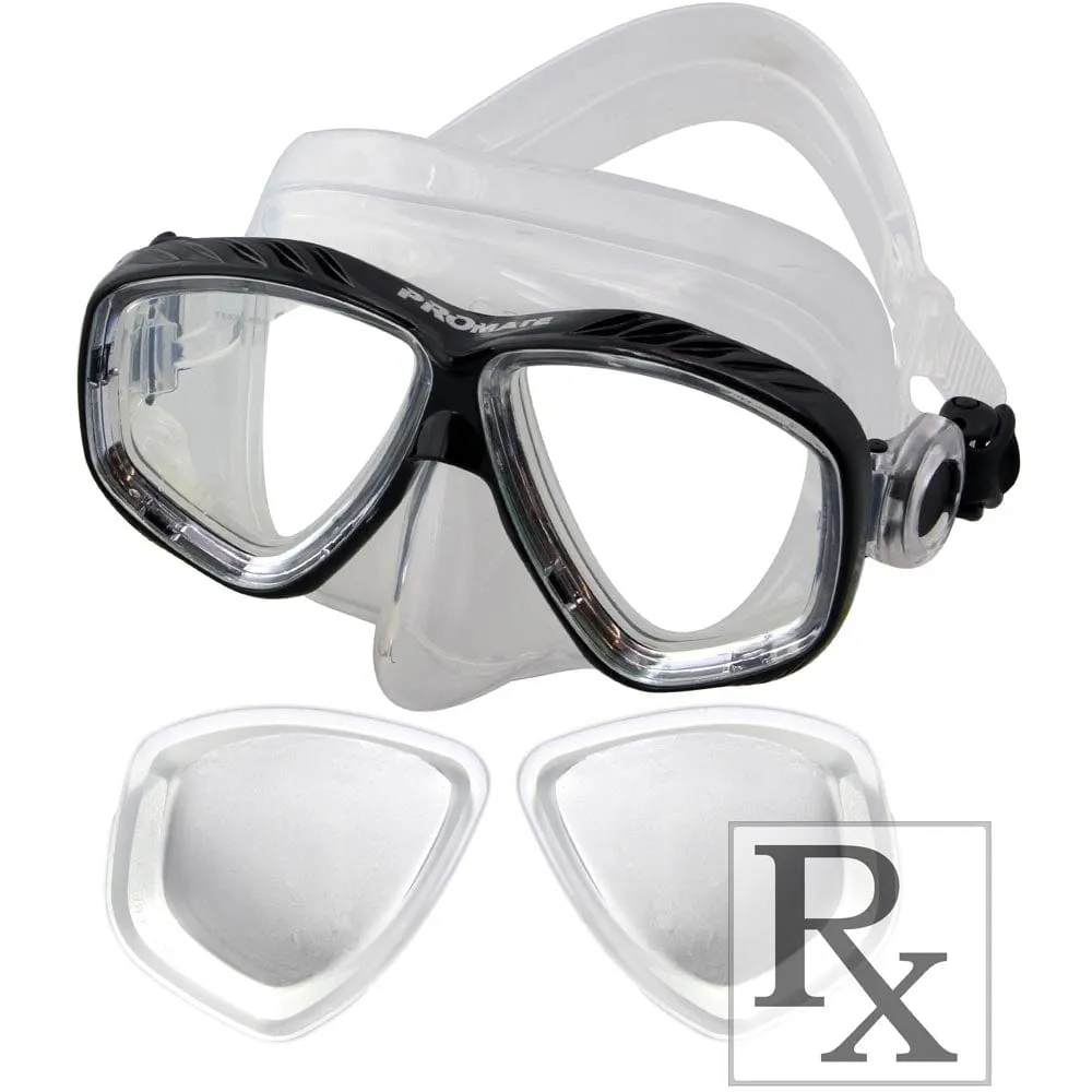 Promate Sea Viewer Dive Mask with Prescription R/X for Scuba Diving Snorkeling - MK275 RX