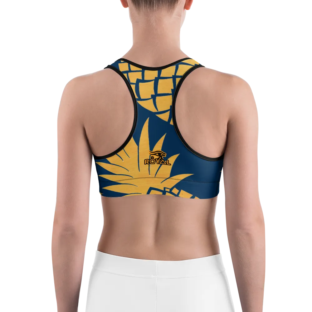 ROYAL. |  Urban Resort | CONSCIOUS CULTURE Eye of Ra Fashion Sports Bra PINEAPPLE DREAMS 2