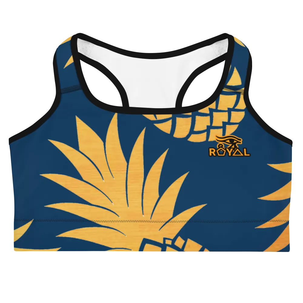 ROYAL. |  Urban Resort | CONSCIOUS CULTURE Eye of Ra Fashion Sports Bra PINEAPPLE DREAMS 2