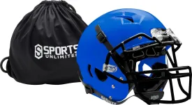 Schutt Vengeance A11 Youth Football Helmet with unattached Facemask and Sports Unlimited Helmet Bag