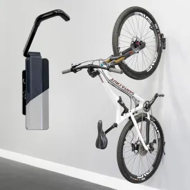 StoreYourBoard Swivel Bike Rack, Bike Rack Garage Wall Mount W/Stopper, Swing 120 Degrees Design, Vertical Hanger Hook for Indoor, Bicycle Storage Rack, Space Saving, Holds 50 lbs per rack