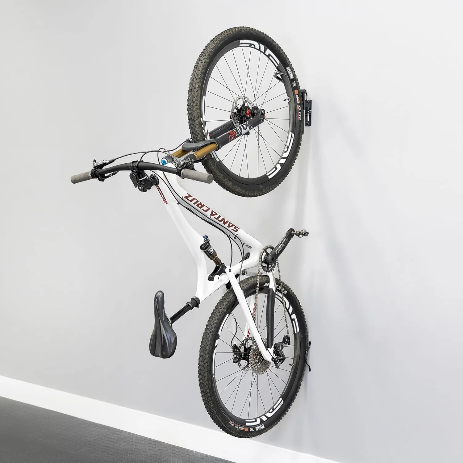 StoreYourBoard Swivel Bike Rack, Bike Rack Garage Wall Mount W/Stopper, Swing 120 Degrees Design, Vertical Hanger Hook for Indoor, Bicycle Storage Rack, Space Saving, Holds 50 lbs per rack