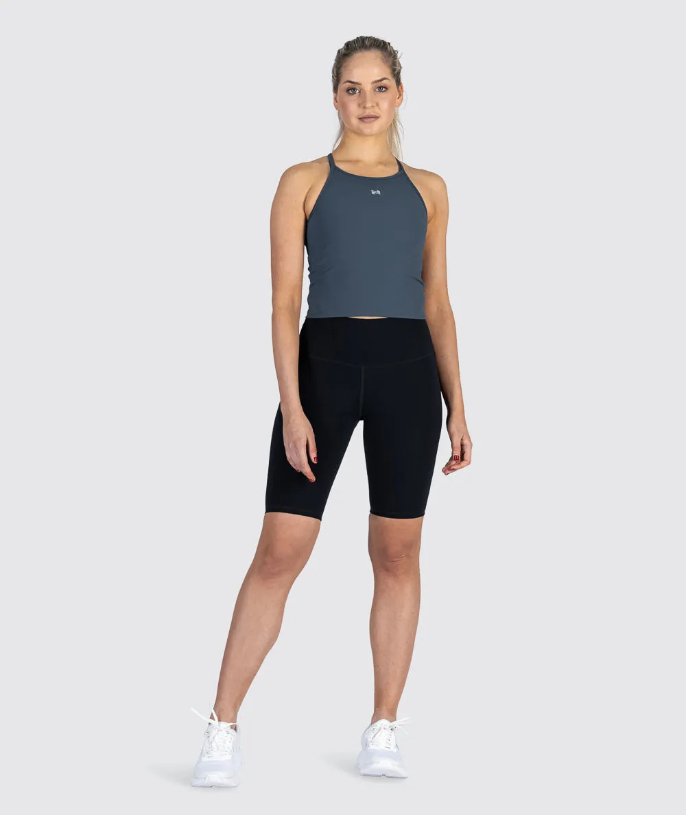 Strappy Ribbed Crop Top