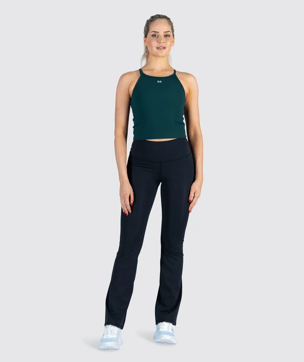 Strappy Ribbed Crop Top