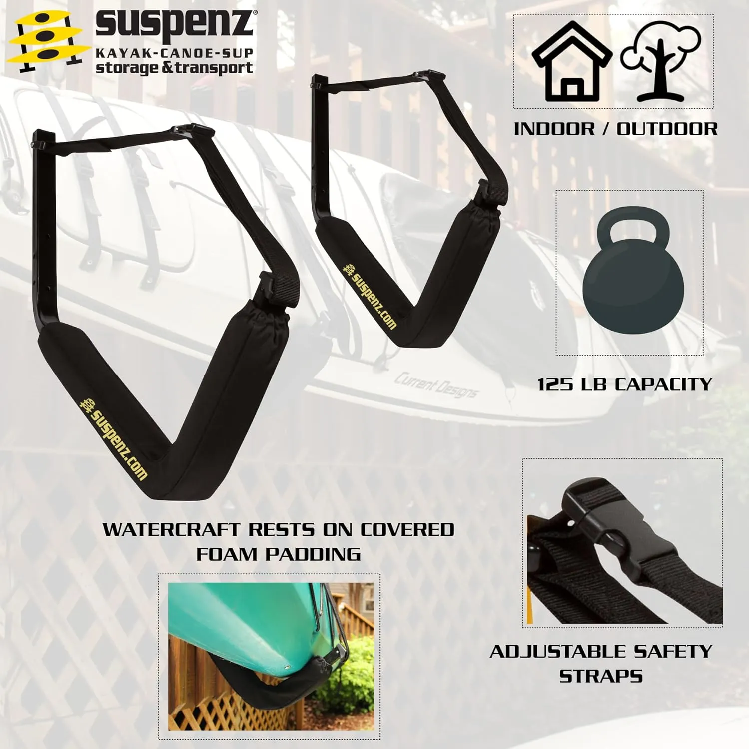 Suspenz EZ Kayak Rack