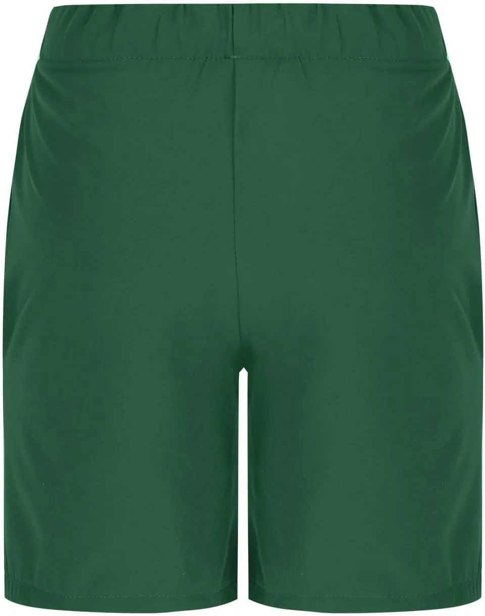 Swim Shorts for Girls Quick Dry High Waisted Trunks with Compression Liner Drawstring Beach Board Shorts Swim Bottoms